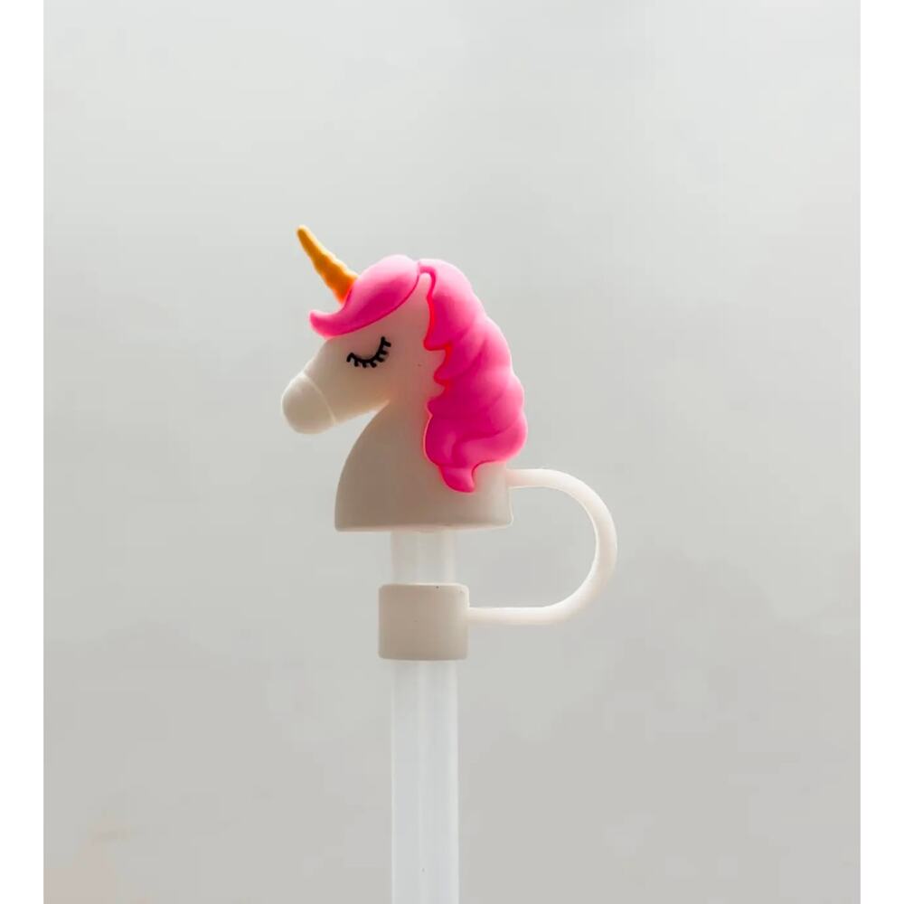 Unicorn Straw Cover